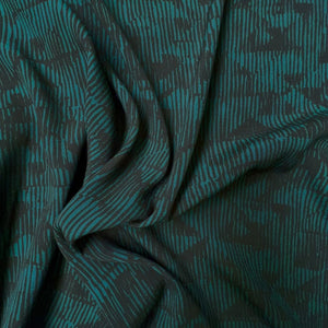 Cousette - Viscose Crepe Fabric - Mystic Green Enchantment
