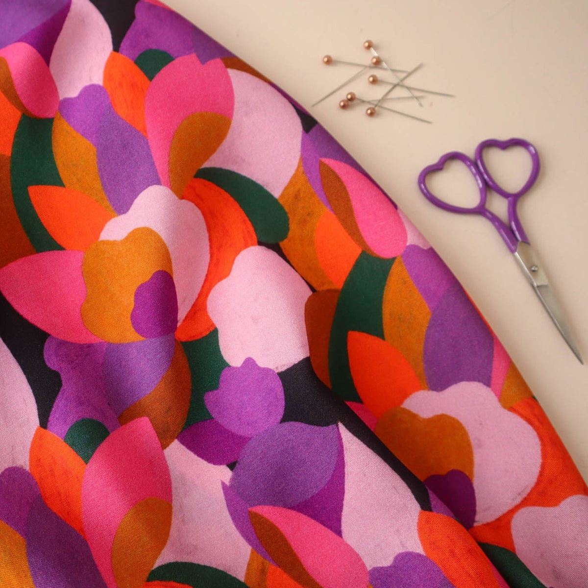 Lise Tailor Viscose Fabric - Fairytale - Priced per 0.5 metre