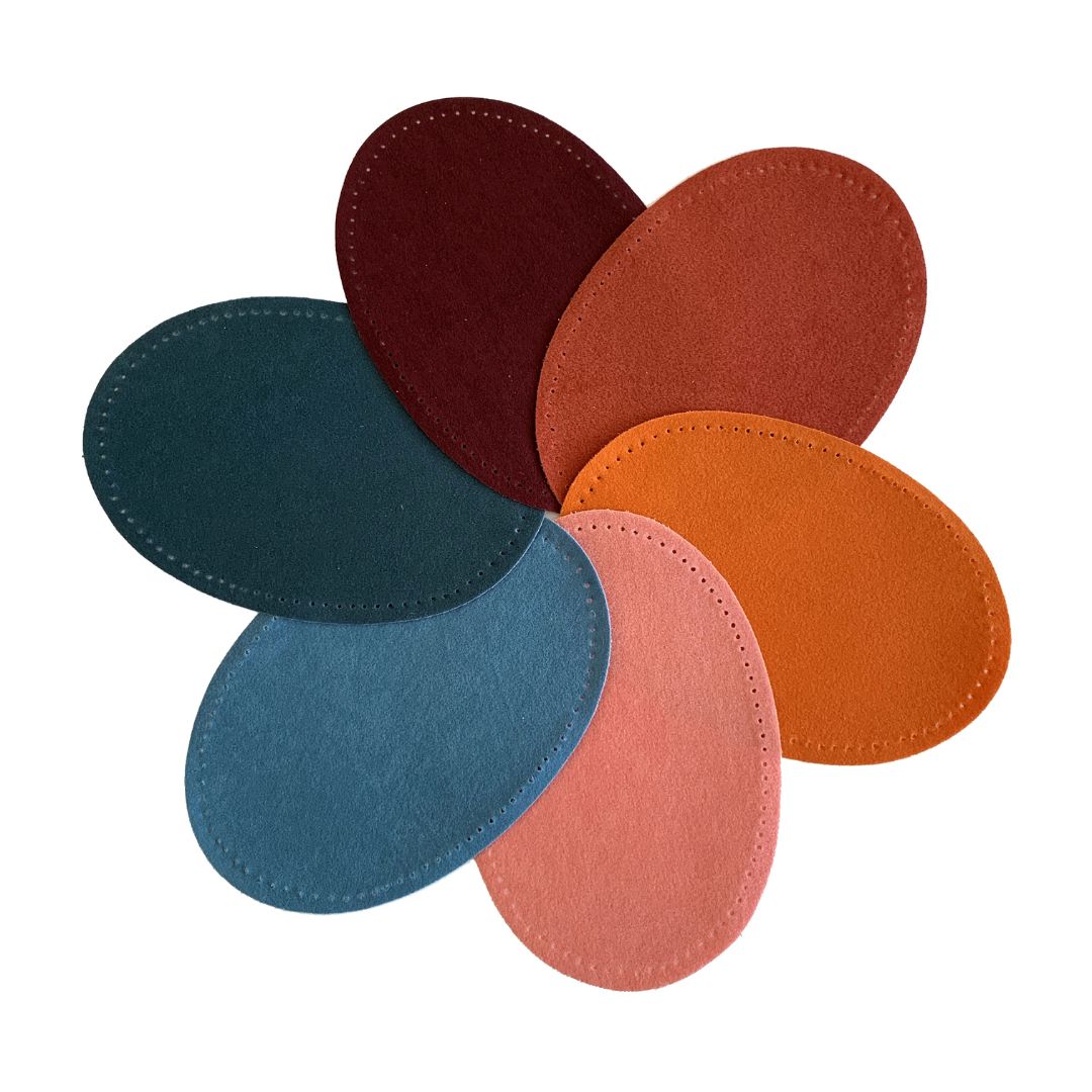 Iron-On Faux Suede Patches - Pack of 2