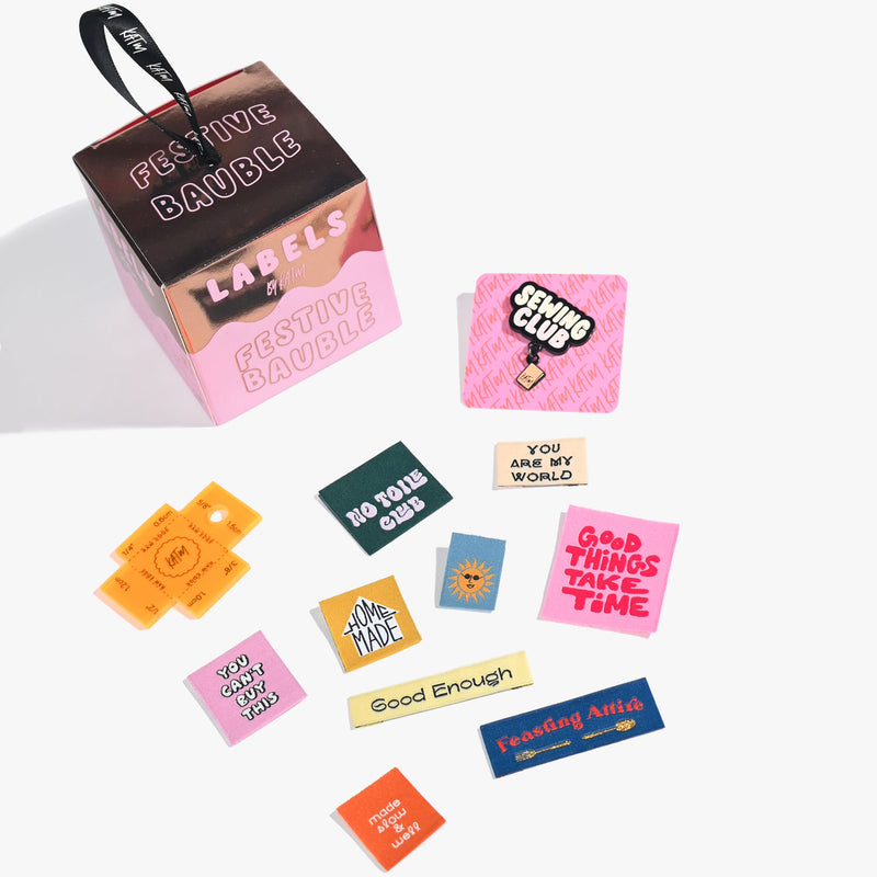 PRE-ORDER Festive Bauble Pink & Gold – Kylie & the Machine