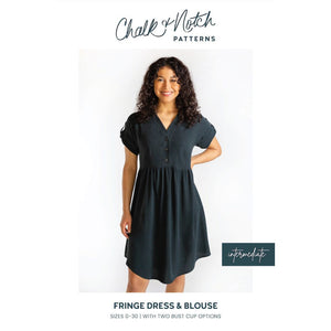 Fringe Dress + Blouse Sewing Pattern by Chalk & Notch