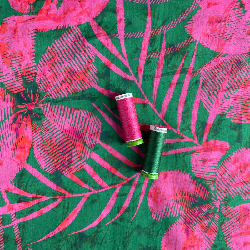 Cotton Poplin Fabric - Tropical Joy - 0.5 metre