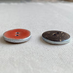 Coconut Shell Button - Pink Lacquered (23mm)