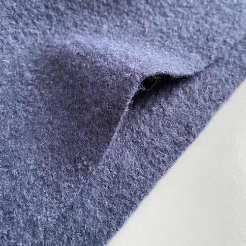 Boiled Wool - Denim Blue - 0.5 metre