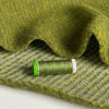 Fuzzy Wool Knit Coating Fabric - Moss Green - 0.5 metre