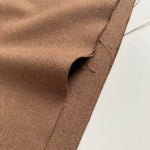 Recycled Stretch Bamboo Twill - Brown - 0.5 metre