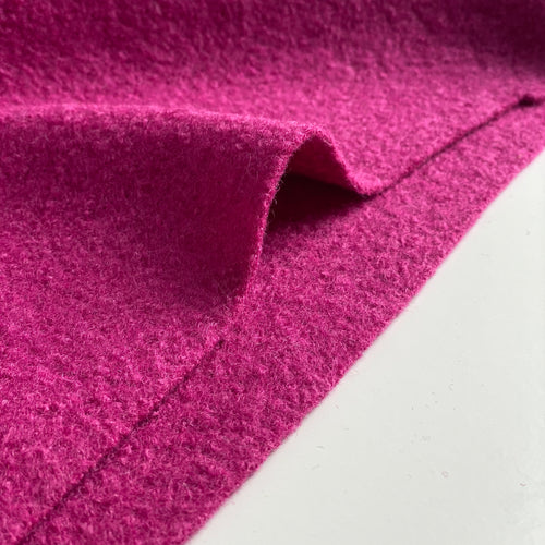 Boiled Wool - Berry Pink - 0.5 metre