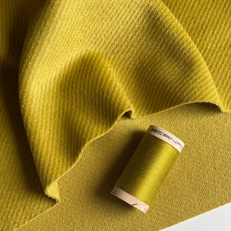 Brushed Coating Fabric - Chartreuse - 0.5 metre