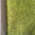 Fuzzy Wool Knit Coating Fabric - Moss Green - 0.5 metre