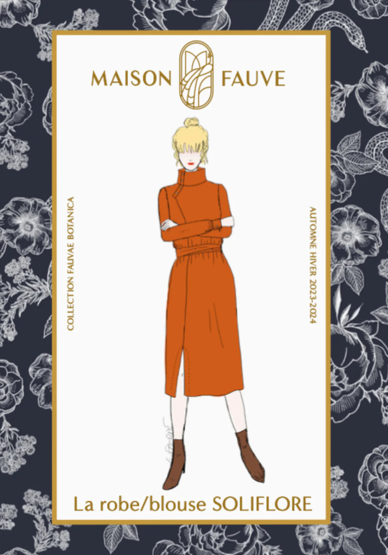 SOLIFLORE Dress and Blouse Sewing Pattern by Maison Fauve
