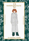TIGRIS Coat Sewing Pattern by Maison Fauve