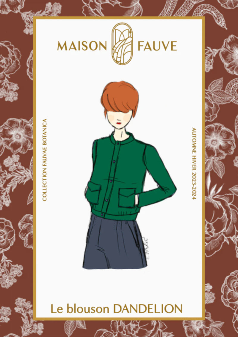 DANDELION Jacket Sewing Pattern by Maison Fauve