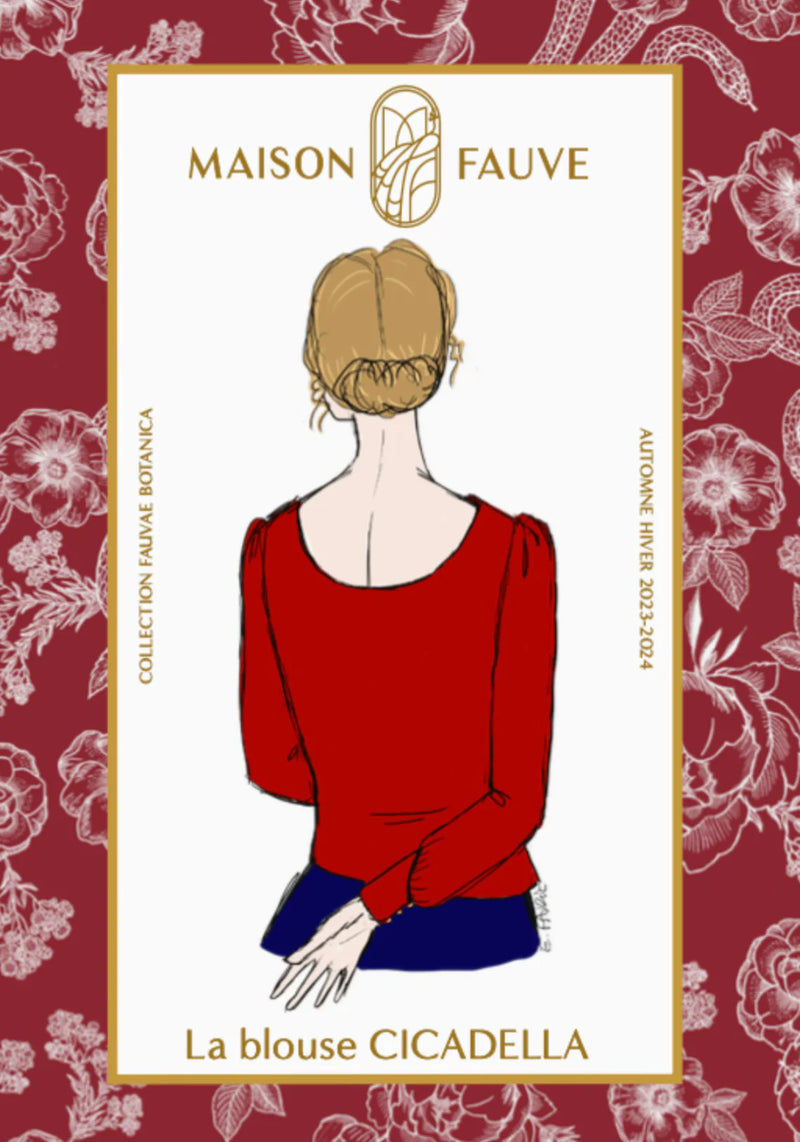 CICADELLA Blouse Sewing Pattern by Maison Fauve