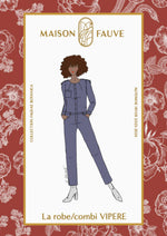 VIPERE Dress and Jumpsuit Sewing Pattern by Maison Fauve