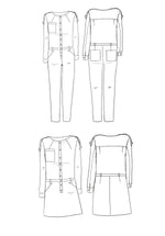 VIPERE Dress and Jumpsuit Sewing Pattern by Maison Fauve