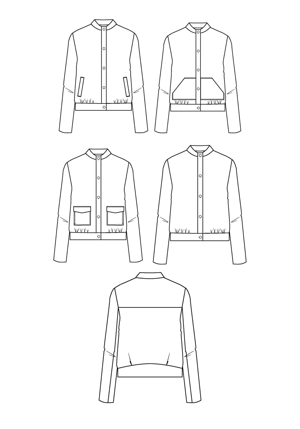 DANDELION Jacket Sewing Pattern by Maison Fauve