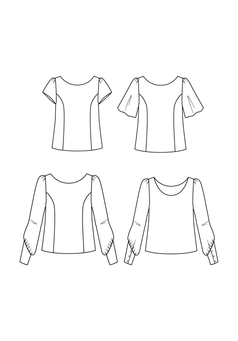 CICADELLA Blouse Sewing Pattern by Maison Fauve