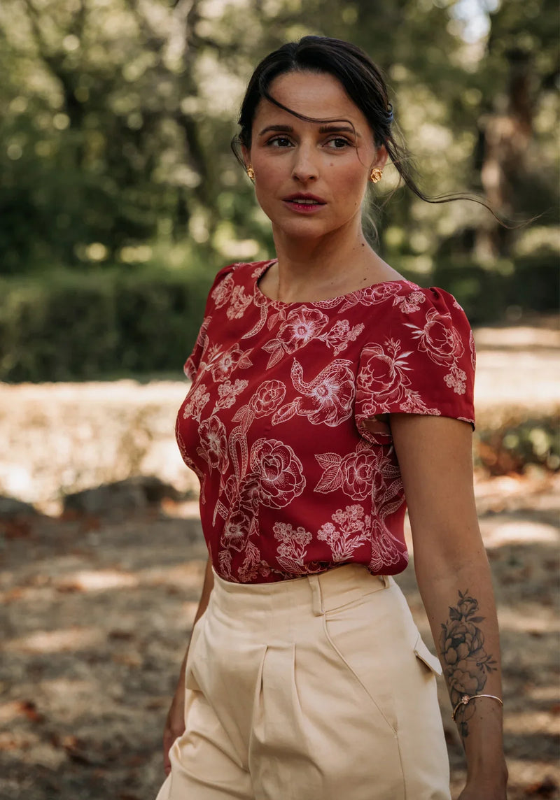 CICADELLA Blouse Sewing Pattern by Maison Fauve