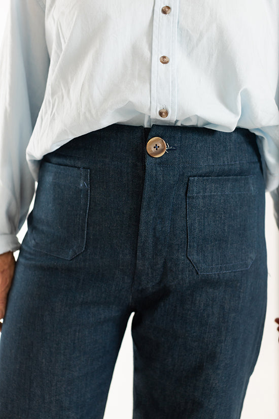 ISLE Jeans Sewing Pattern by Chalk & Notch