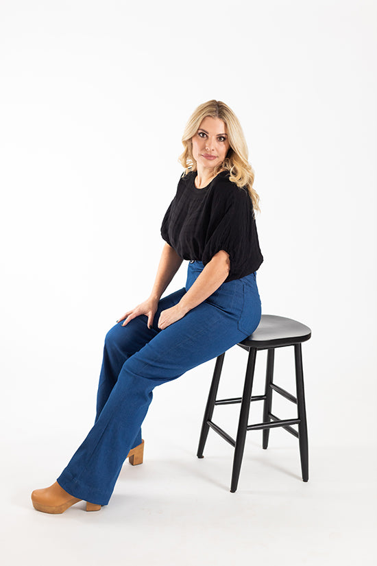 ISLE Jeans Sewing Pattern by Chalk & Notch