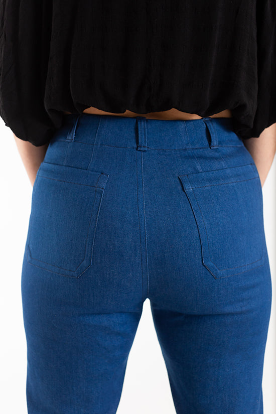 ISLE Jeans Sewing Pattern by Chalk & Notch