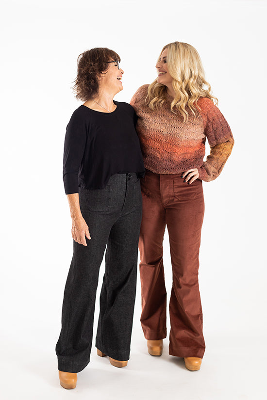 ISLE Jeans Sewing Pattern by Chalk & Notch