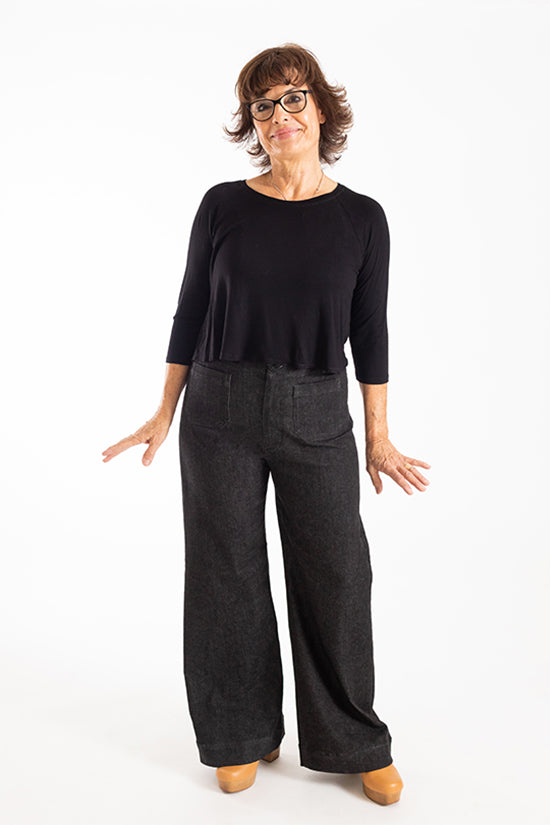 ISLE Jeans Sewing Pattern by Chalk & Notch