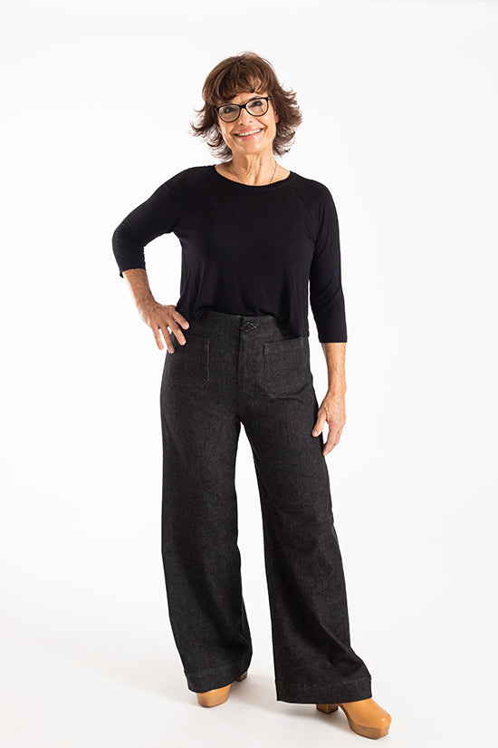 ISLE Jeans Sewing Pattern by Chalk & Notch