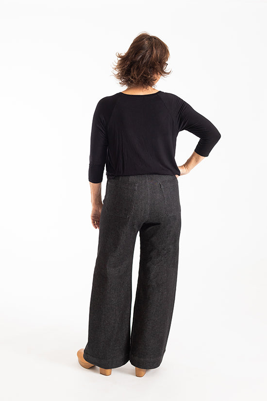 ISLE Jeans Sewing Pattern by Chalk & Notch