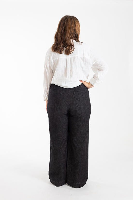 ISLE Jeans Sewing Pattern by Chalk & Notch