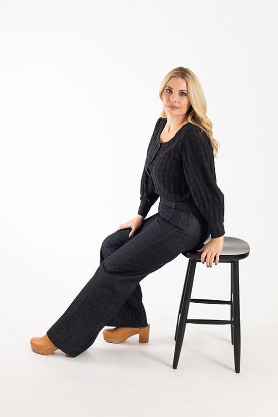 ISLE Jeans Sewing Pattern by Chalk & Notch