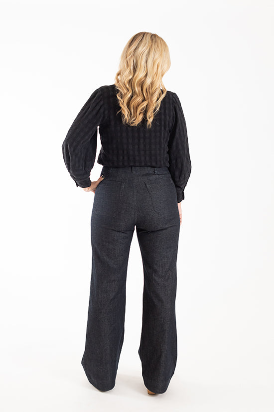 ISLE Jeans Sewing Pattern by Chalk & Notch