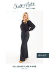 ISLE Jeans Sewing Pattern by Chalk & Notch