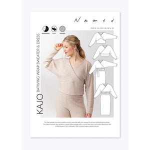 KAJO Batwing Wrap Sweater + Dress | Named Clothing | PAPER Sewing Pattern