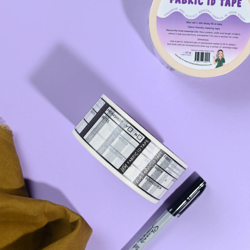 KATM Fabric ID Label Tape – 1 Tape Roll 30m