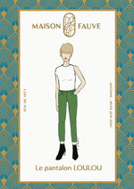 LOULOU Cigarette Pants Sewing Pattern by Maison Fauve