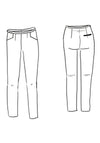 LOULOU Cigarette Pants Sewing Pattern by Maison Fauve