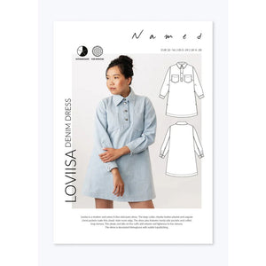 LOVIISA Denim Dress | Named Clothing | PAPER Sewing Pattern