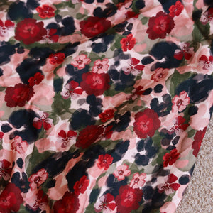 Lise Tailor – EcoVero Viscose Twill Fabric – Flower Drips