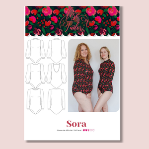 SORA Bodysuit Sewing Pattern by Lise Tailor