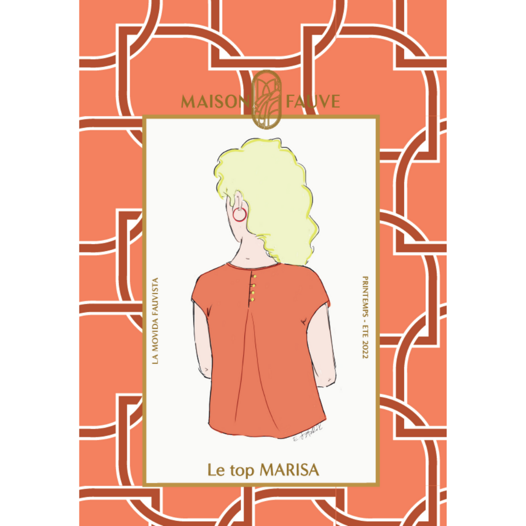 MARISA Top/Blouse Sewing Pattern by Maison Fauve