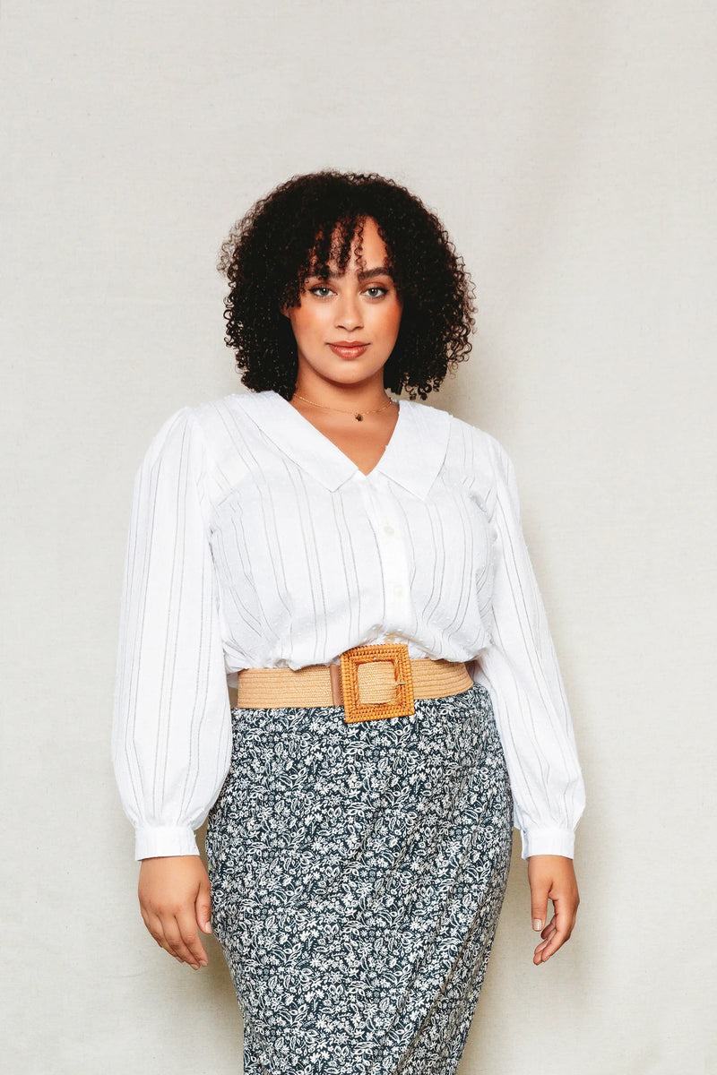 The Patina Blouse Sewing Pattern by Friday Pattern Co.