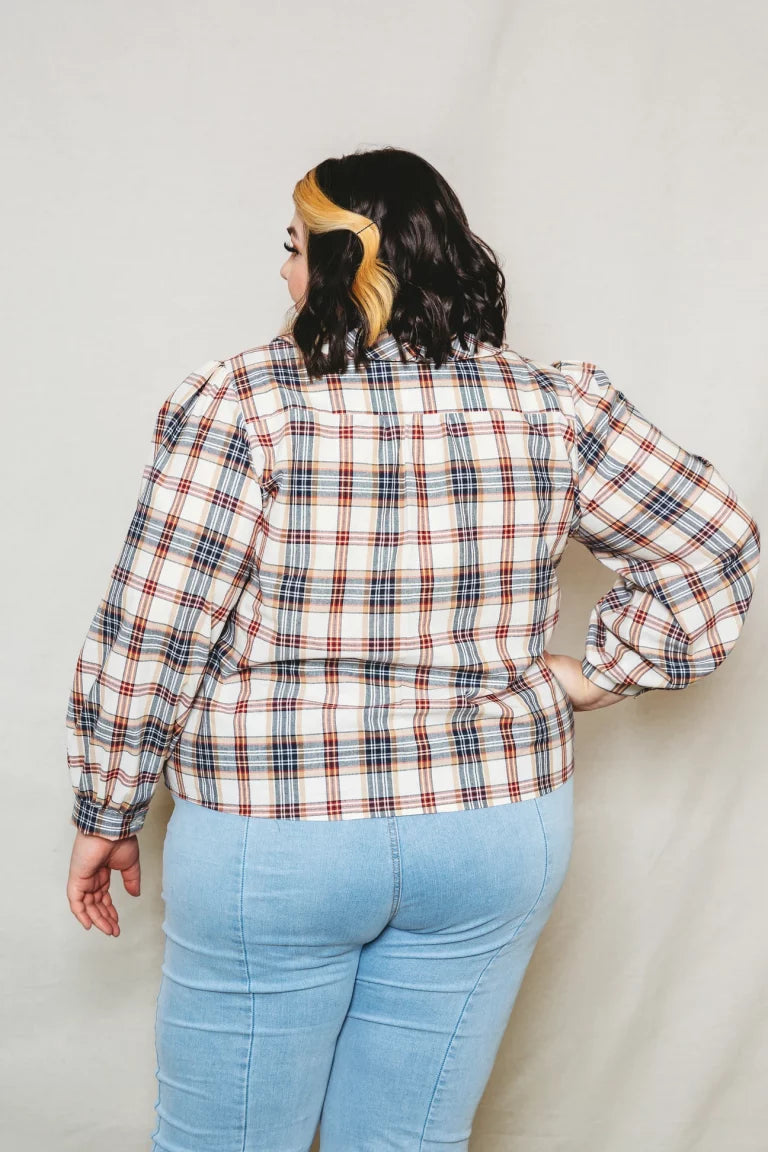 The Patina Blouse Sewing Pattern by Friday Pattern Co.