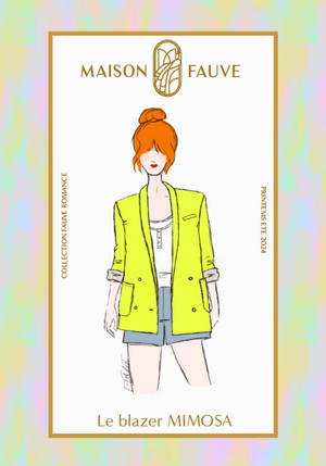 MIMOSA Blazer Jacket Sewing Pattern by Maison Fauve