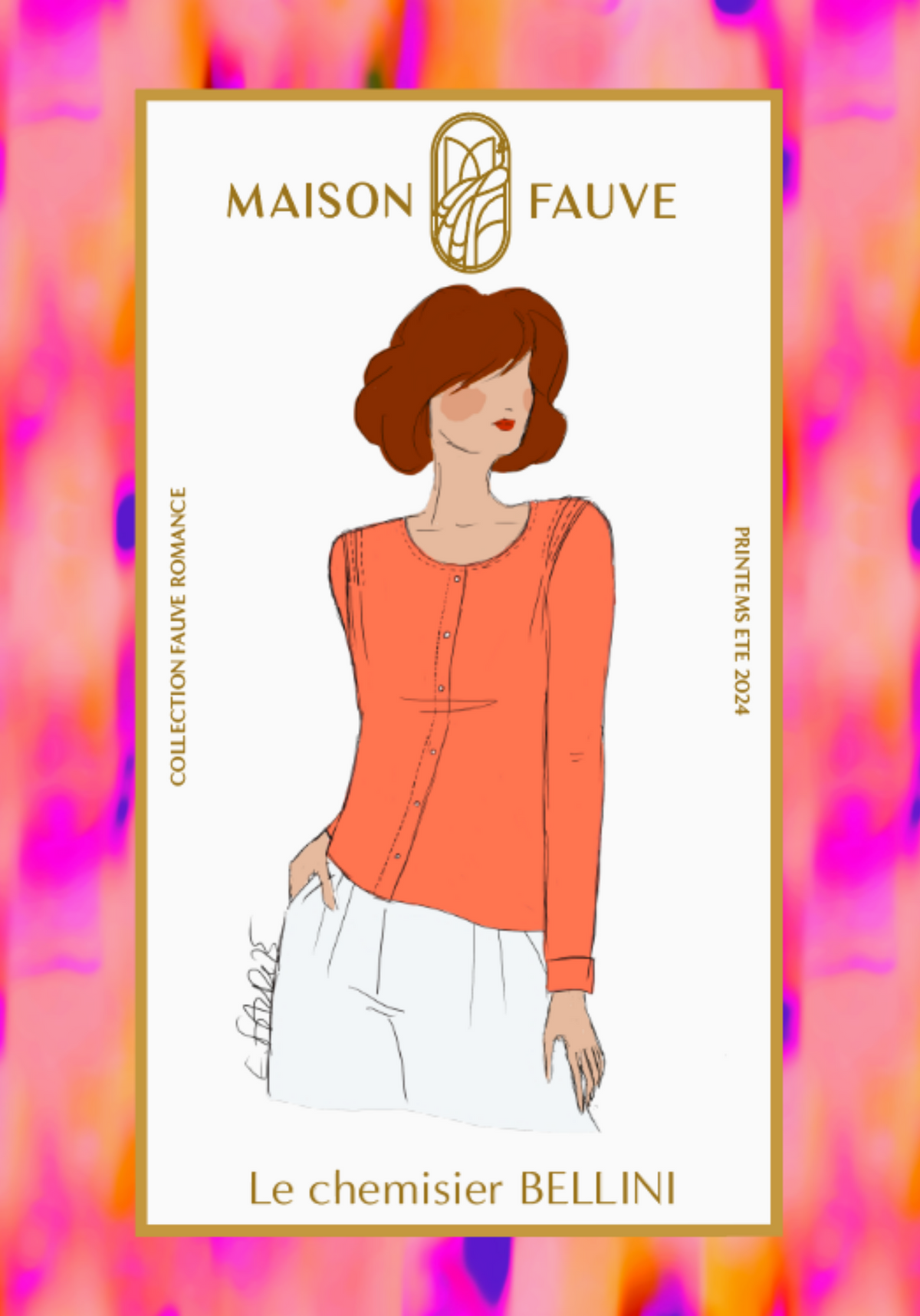 BELLINI Blouse Sewing Pattern by Maison Fauve