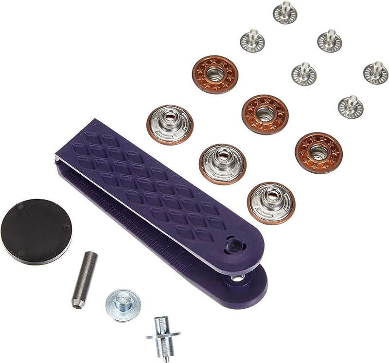 Prym Jeans Buttons 17mm - Open Top, Star Design, Old Bronze