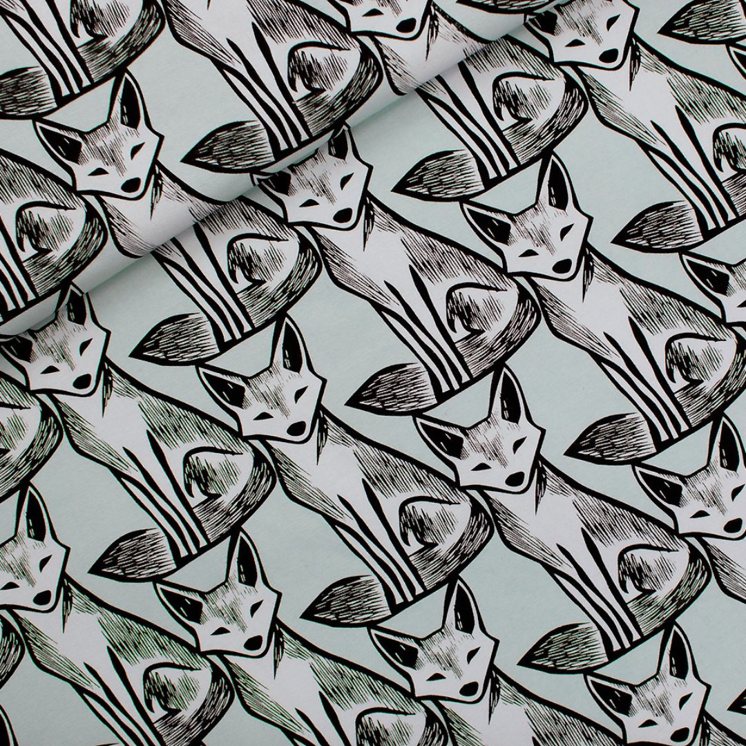 See You At Six - French Terry Fabric - Renard Nouveau