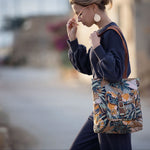 Ground Pineapple - Cotton Canvas Gabardine Twill - Polar Night Blue - Priced per 0.5 metre