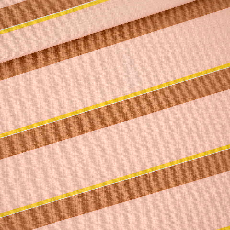 See You At Six - Horizontals MNW Cotton Canvas Gabardine Twill Fabric - Pearl Blush - Priced per 0.5 metre