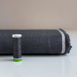 Soft Cotton Fabric - Graphite Grey